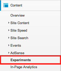 content-experiments content experiments